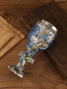 Stainless Steel Dragon Warrior Goblet - Perfect For Halloween And Christmas, Elegant Tabletop Decor, Reusable And Insulated, Ideal For Christmas, Thanksgiving - Multicolor - View 7