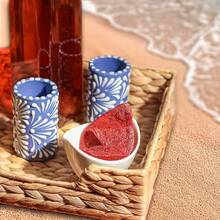 Cups - Синій фон білий мазок - Переглянути 5