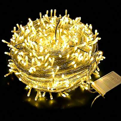 Pisca Pisca Natal Cordão 100 Leds 10m 8 Funções Varias Cores 110v