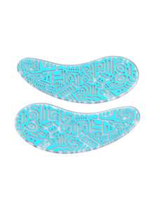 Blackwings 硅胶自粘式可重复使用眼膜，用于提拉和淡化黑眼圈、冷却凝胶眼贴、睫毛延长隔离、睫毛烫隔离垫、可重复使用的睫毛延长工具 - 彩色 - 查看 29