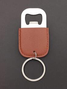 Custom Leather Keychain Bottle Opener, Customized Name Metal Key Chain, Gifts For Men, Boyfriend, Wedding Party, Groomsmen, Father's Day, Anniversary - Multicolor - View 10