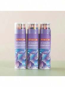 12/24/36/48 Pack Colored Pencils Set, Wooden Oil-Based Drawing Pens For Painting, Sketching, Coloring, Art Supplies Gift For Beginners, Back To School