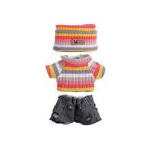 6.69 pollici Vestiti di bambola, compatibili con , include 3 outfit - cappello secchio alla moda, maglione e set di pantaloni o gonna, adatto per bambole di 6.69 pollici, accessori carini per bambole per giochi e esposizione (scarpe e bambola non incluse)
