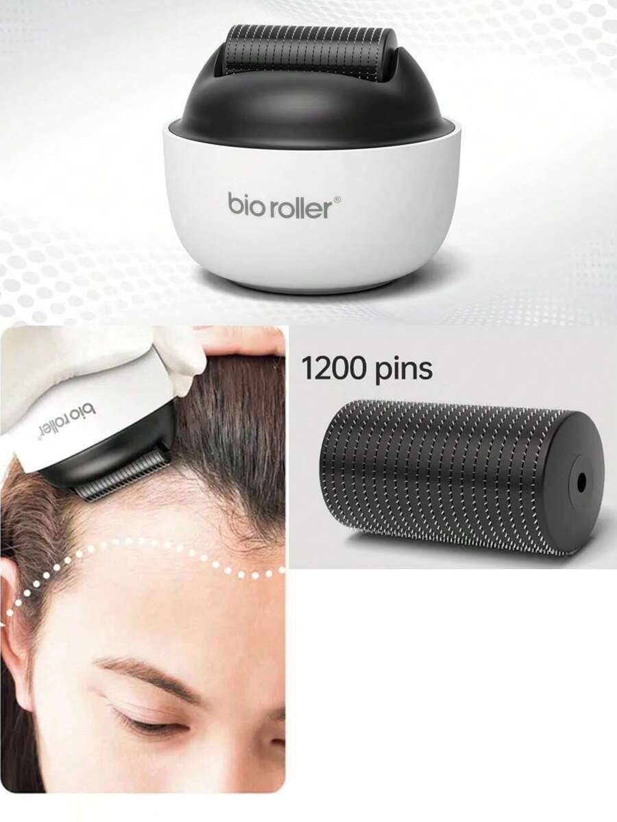1200/540 Needle Stainless Steel Facial/Beard Roller, Suitable For Daily Home Skincare