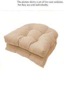 1-Pack Cushions, Perfect For Garden Chairs, Sofas, And Rattan Chairs, Thickened Design, Breathable And Comfortable, Suitable For Outdoor Use School Supplies,Back To School