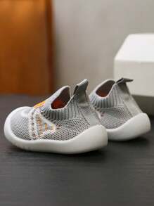 yibubu Yibubu blaue Babyschuhe, atmungsaktiv, Kinderschuhe für Jungen, weiche Sohle, rutschfest, Erstlingsschuhe für Mädchen, Kleinkindschuhe für drinnen und Outdoor, Hausschuhe für Kleinkinder