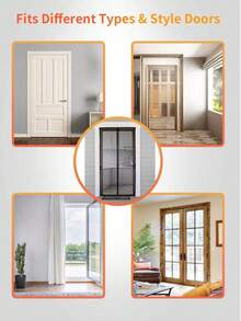 Tenda zanzariera per porta, tenda magnetica antizanzare, 1 tenda bianca antizanzare, tenda magnetica per porta a chiusura automatica, per tenere fuori gli insetti e godere di aria fresca - Sigillatura automatica, senza necessità di foratura, adatta per porte esterne, porte del balcone, porte del cortile, ecc.