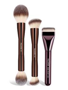 MAANGE 3Pcs Professional Aluminium Tube Makeup Brush Set With Dual-Head Foundation Brush,Single-Line Type Foundation Brush, Blush Brush,Concealer Brush,Contour Brush,Powder Brush, Blending Brush,Highlight Brush,Makeup Brush For Powder Liquid With Soft Fiber ,For Easy Carrying Brush For Travel,Multifunctional Ultra-Soft Makeup Brush Tools Set,Gift For Women&Girls,Foundation Brush,Concealer Brush,Blush Brush,Contour Brush,Blush Brush,Bronzer Brush,Powder Brush,Foundation Brush,Blush Brush - Coffee Brown - View 10