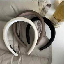 3 Peças Faixa de Cabelo de Esponja de Tecido Antiderrapante, Adequada para Uso Diário de Tiara de Cabelo