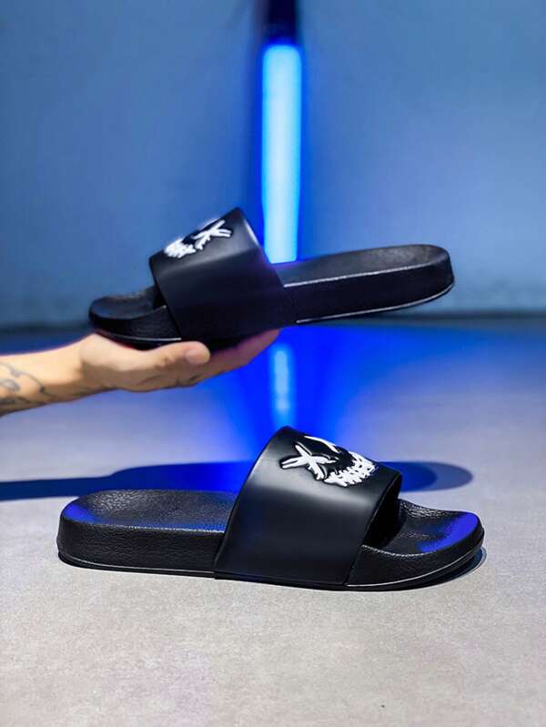 Men's Casual Sandals, Simple And Stylish Men's Beach Slippers, Home Slippers, Shower Shoes, Indoor Slippers, Bathroom Sandals, Ultimate Comfort, Lightweight, Non-Slip, Easy To Clean Suitable For Teen Summer Casual Or Outdoor Athletic Or Vacation Travel Or Graduation Gifts Or Birthday Dress Accessories
