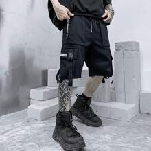 XYXIONGMAO's Joggers Techwear Black Hop Cargo Shorts Streetwear Sweatpants Cargo Pants