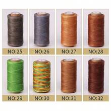 Waxed Thread 131.2 Yards, 150D Leather Sewing Waxed Thread Cord For Beginners Leather Craft DIY Bags Wallets, Shoe Repairing, Jewelry Making,For Home Upholstery Carpet Leather Canvas Repair And Sewing - Multicolor - View 11