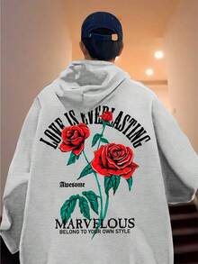 MARVELOUS ROSE BACK Sweatshirt  Blouse Jacket