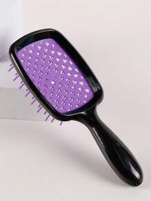 Kommen 5 件套发刷造型梳套装迷你空心发刷弯钩宽齿梳钢针梳双面发际线梳鼠尾后缘发刷，适合返校、旅行度假必备，女士发饰