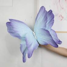 50cm Schmetterlings-Krepppapier, künstliche Schmetterlingsblumen, Großformat, Fotografie-Studiorequisiten, Hochzeitsdekoration, Heimparty, Gartendekoration, naturgetreue Schmetterlingsblumen