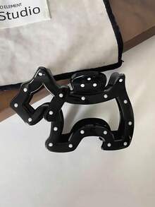 1 szt. Prosta i słodka spinka do włosów w kropki dla psów, elegancka i wszechstronna letnia ozdoba do włosów (drobne zadrapania to normalne zjawisko) Jesienno-zimowa spinka do włosów do strojów wakacyjnych, modna damska kopertówka do włosów