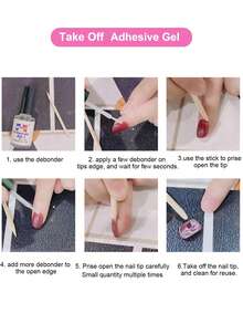 蝴蝶结指甲装饰闪光梨白和裸色 100% 手工制作按压指甲 10 片杏仁法式手工指甲可重复使用假指甲片 DIY 指甲产品适合女性和女孩四季使用指甲棒和指甲锉指甲用品指甲