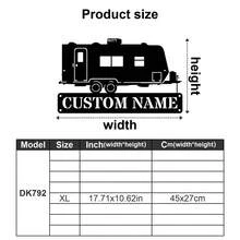 1pc Custom Rv Trailer Metal Sign - Personalized Camping Wall Art, Adjustable Iron Decor For Campsite & Home, Perfect Happy Camper Gift Gifts Birthday Graduation,Multi-Functional, Ornamental,Reusable,Exquisite,Stylish,High-Quality,Colorful,Modern,Custom,Personalized,Unique,Customized Crafts - Multicolor - View 24