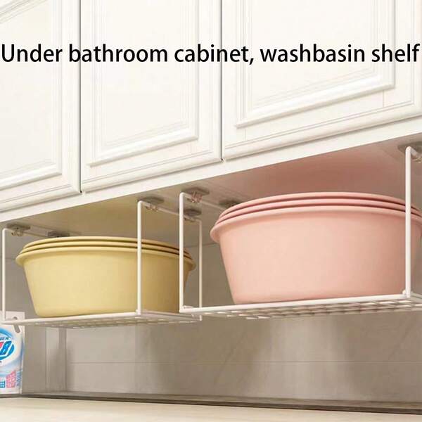 Waschbecken Aufbewahrungsregal Badschrank, Waschbecken Aufbewahrungsregal, Waschbeckenregal unter dem Waschbecken, Aufbewahrungsregal zum Lagern verschiedener Bad- und Küchenutensilien