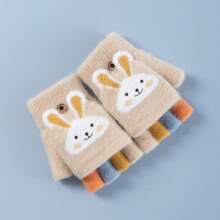 1 paio /3 paia /6 paia Guanti invernali comodi e carini per bambini - Design a conchiglia caldo e freddo, adatti per scrivere e sciare, adatti per bambini di età 3-12 anni