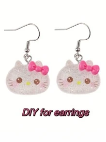 Sanrio 30pcs/Bag Mix Styles Cartoon Friend Pendant Charms For DIY Jewelry, Bracelets, Keychains, Necklaces, Kawaii Anima Resin Charms For Jewelry Making Accessories