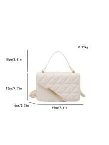 Túi xách mini thời trang thanh lịch và tiện dụng, dây đeo vai có thể điều chỉnh, được thiết kế dành cho phụ nữ, món quà cá nhân hóa tuyệt vời nhất dành cho phái nữ, các bà mẹ và bạn gái. - trắng - Xem 8