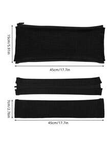 1 Paar elastische dehnbare Bürostuhl Armlehnenbezüge, Computer Bürostuhl Armlehnen Polster Bezüge, abnehmbare waschbare Polyester Armlehnenüberzüge passend für Spiel- und Schreibtischstühle, Schulmaterialien, Rückkehr zur Schule