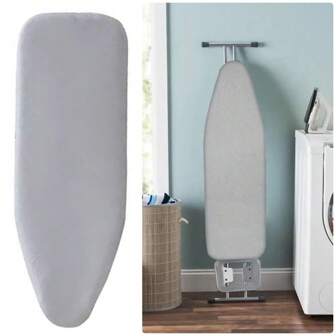 1pc Universal Ironing Board Cover With Elastic Edge Stain Resistant Scorching Iron Thick Cleaning Padding Iron Heat Shield Ironing Cover For Ironing Table