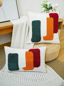1 件北欧现代几何半圆形枕套 - 卧室、客厅、汽车和沙发的时尚装饰 - 多功能家居装饰 - 彩色 - 查看 12