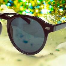 Óculos de Sol Corsa All Black – Oval Unissex Casual com Proteção UV400 - Preto - Visão 4