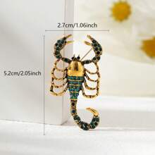 1 Peça Broche Casual e Fofo de Liga de Zinco com Formato de Animal: Sapo, Beija-flor, Abelha, Lagarto, Tartaruga, para Casaco, Bolsa, Chapéu, Presente Especial de Festival, Mochila Escolar