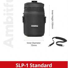 AMBITFUL Waterproof And Dustproof Thickened Camera Lens Bag Photography Lens Bag Pouch For Canon  Nikon DSLR Camera Lens Barrel Case