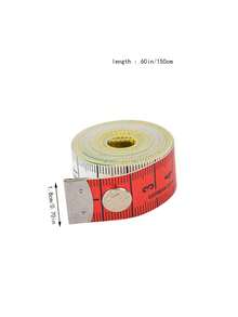 60 英寸彩色卷尺带按钮锁，家用身高测量尺，1 件教育卷尺学校用品，返校