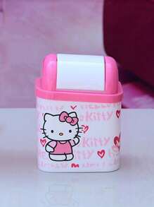 Sanrio Sanrio 1 buc - Coș de gunoi de birou Hello Kitty, Coș de gunoi auto, Accesorii de decorare interioară auto, Coș de gunoi de birou, Colector de gunoi pentru măsuță de cafea mică, Decorațiuni interioare, Lucruri mărunte, Accesorii auto, Esențiale auto, Accesorii auto pentru femei, Stitch, Esențiale festival, Toamnă, Ziua Recunoștinței, Halloween, Crăciun, Carnaval, Recuzită de Halloween, Petrecere de Halloween, Ziua Națională, Toamnă