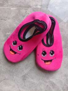 RALSWNAY Fall/Winter All Season Women's Slippers, Cute Printed Elastic Slip-On Design Indoor Slippers, Suitable For Indoor Use, With Breathable Soft Soles, Ideal For Beach And Yoga Studio, Machine Washable,Fluffy Slippers - Hot Pink - View 6