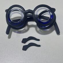 1pc Detachable & Portable Anti-Motion Sickness Glasses, For Adults & Elderly, Scientific Anti-Seasickness, Anti-Car Sickness, Anti-Gaming Dizziness, Surprise Gift, Soft Frame Material, Comes With Anti-Slip Silicone Fixator Halloween