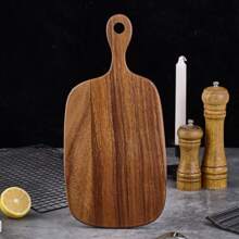 1 pieza Tabla de cortar de nuez - Tabla de cortar de cocina de alta calidad hecha a mano, adecuada para preparación de alimentos, hecha de madera, adecuada para el hogar, fiestas, oficina, tabla de picar multifuncional | Diseño de madera natural | Panel de superficie lisa