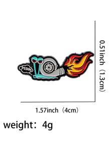1PC Cartoon Enamel Pin Cute Snail Badge Suitable For Casual Decoration Of Backpacks And Hats