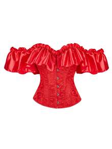 Women Corset Belts - Red - View 2