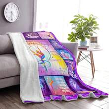 Cheerleader Gifts Blanket,Cheerleading Gifts Girls Throw Blanket,Cheer Gifts Cheerleaders Blanket,Cheerleader Blanket Sofa Couch,Cheerleading Birthday Gifts Teen 50x60 - 體操 - 查看 5