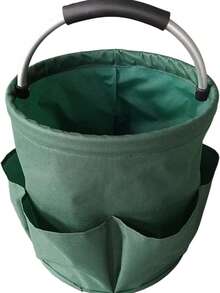 Multifunctional Folding Basket With Handles: Portable Picnic Baskets, Outdoor Beach Baskets, Garden Picking Baskets, Gift Baskets, Collapsible Bathroom Storage Baskets - Multicolor - View 8