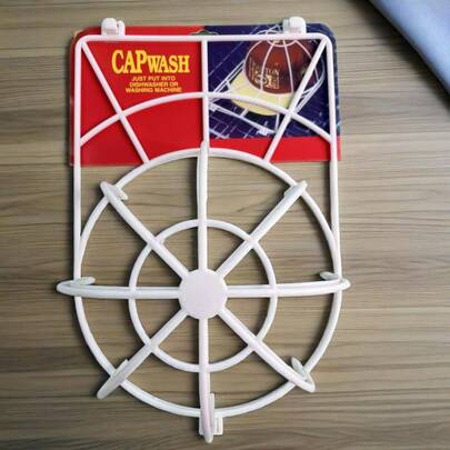 1 Stück vielseitiger Baseballmützen-Waschmaschinen-Ständer, innovativer Anti-Verformungsschutz-Halter, bequem waschbar & platzsparendes zusammenklappbares Design für müheloses Mützenpflege, ideal zum Erhalt der Form und Frische, perfekt für den täglichen Gebrauch und saisonale Garderobe-Auffrischung, unverzichtbares Accessoire für Modebewusste und Sportbegeisterte, bereichern Sie Ihre Wäscheroutine mit dieser unverzichtbaren Mützenpflege-Lösung