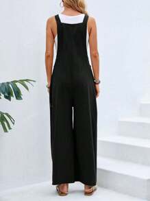 Mono de tirantes para mujer en color liso, desenfadado y con estilo, elegante y cómodo.