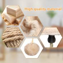 SEBRUANC 112cm Cat Tree Multi-Layer Cat Scratching Tree Medium Cat Tower Cat Climbing Frame Stable Frame And Comfortable Perch With Cat Toys And Sisal For Fats To Care For Their Paws And Have Fun - Beige - View 7