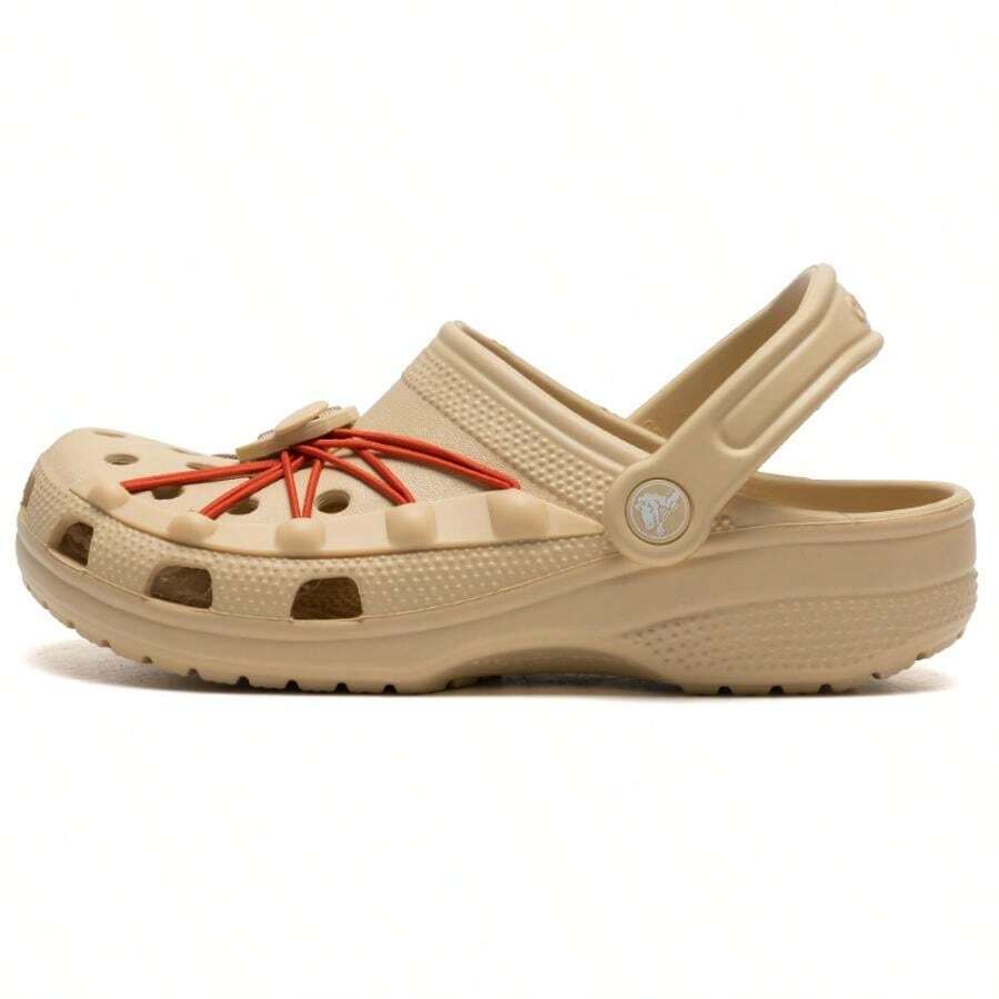 Crocs Sandalias/Pantuflas decorativas clásicas, para viaje al aire libre, diario cómodo, calzado deportivo casual ligero y cómodo de poner y quitar