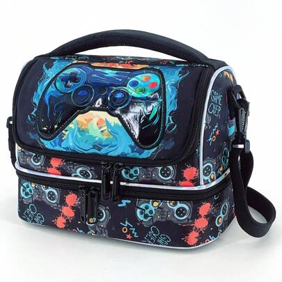 Cartoon Lunch Bag For Boys And Girls Lunch Bag For School Students And Travel Picnic Children Cute Bag