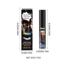 Ytruns Purple Tone Color Mascara - Thickening & Lengthening Formula, High Quality, Long-Lasting Wear For All Light Beige Types, Vibrant Purple Shades For Christmas Party & Stage Makeup, Festive Eye Makeup, Playful Packaging Design, Skinfriendly Ingredients, Bold Look, Smudgeproof Formula, Makeup Lovers - 03 - 查看 3