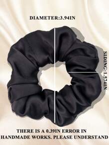 2 STüCK BOX 100% Natürliche Seide Einfarbige Haargummis Hochwertige Haarscrunchies (19 Momme) Große Haarbänder Haaraccessoires Frauen