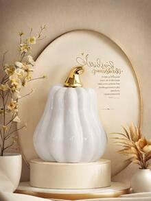 Platinum Pumpkin, Home Decoration In Autumn, Modern Holiday Home Decoration, Fashion Halloween Decoration.