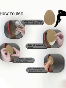 4/2 peças Protetores de Sola Antiderrapantes com Adesivo, Inserções de Reparo com Adesivo de Alta Tração, Protetores de Borracha com Reforço para Sapatos de Salto Alto, Projetados para Sapatos de Salto Alto, Almofadas Antirruído, Antiderrapantes para Estradas Geladas/Nevadas, Esses Protetores Antiderrapantes são Essenciais. Isolamento, Dia das Amigas, Filhotes, Carnaval